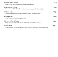 Fuel Resto Bar- The Pride Hotels menu 2