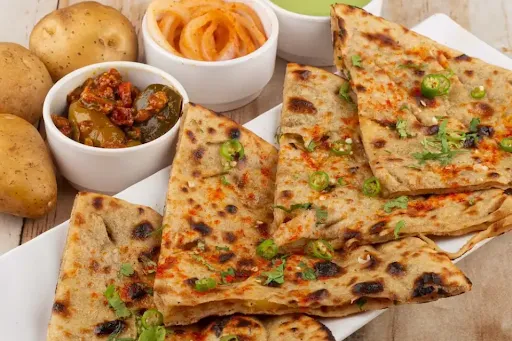 Desi Ghee Tawa Aloo Pyaaz Paratha