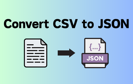 Convert CSV to JSON small promo image