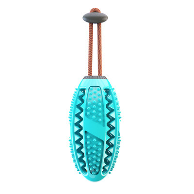Title 3, New Pet Dog Food Leakage Ball Toothbrush Elasti...