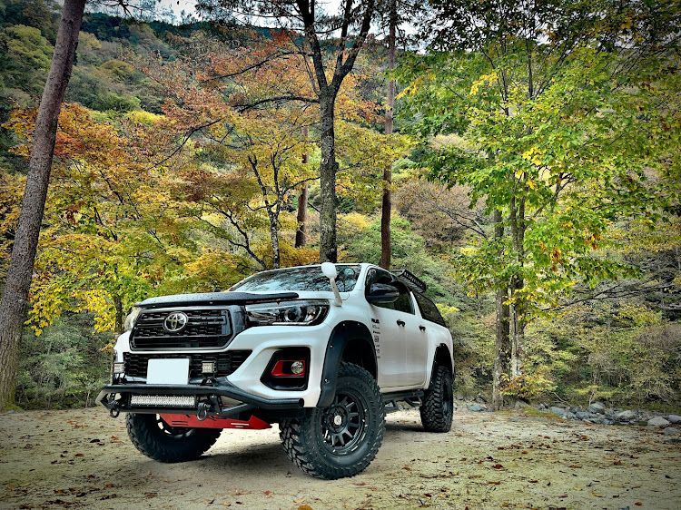 ハイラックスのオフロード・GUN125・クロカン・hilux・ハイラックスに関するカスタム事例の投稿画像2枚目