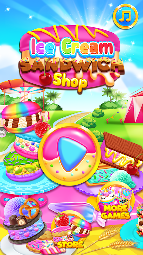 Screenshot Rainbow Ice Cream Sandwiches