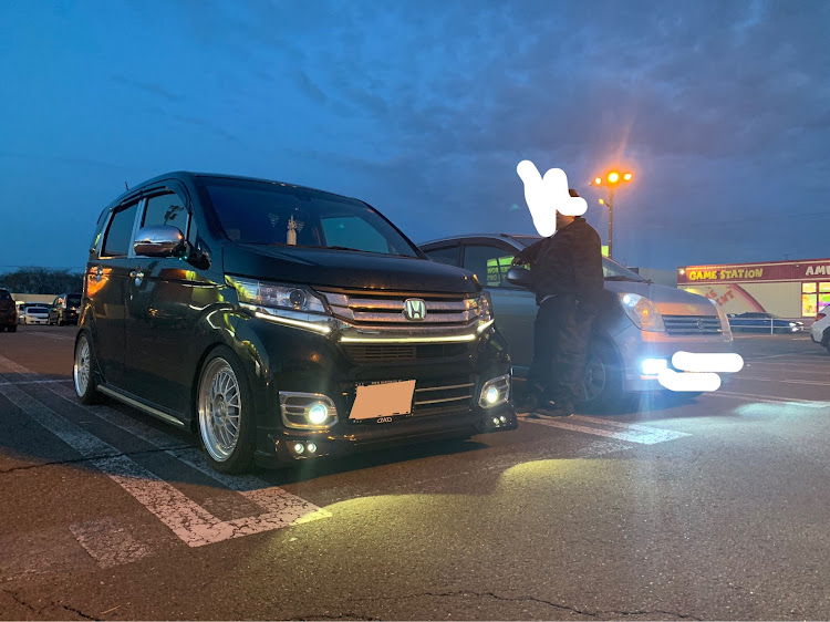 N-WGN カスタムの車高調整・DIY・ホイール交換・ドライブに関するカスタム事例の投稿画像1枚目