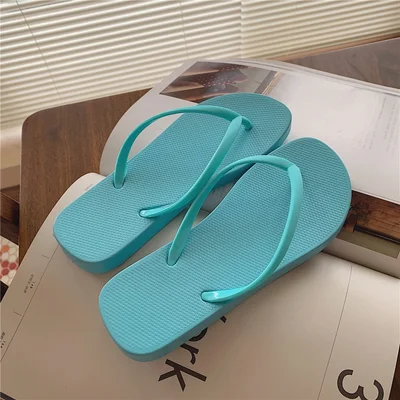 Ciabatte da donna con stampa zebrata a spina di pesce, nuove, alla moda estiva, antiscivolo, piatte, per casa e bagno.