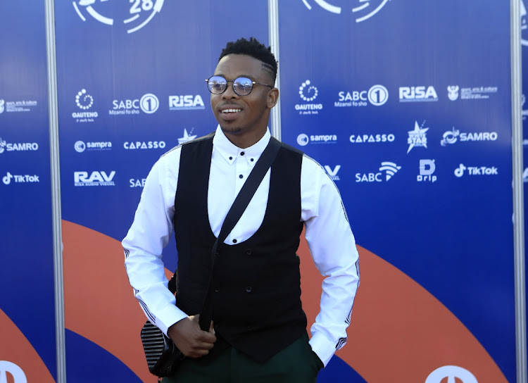 New Afropop sensation Zuko SA on the red carpet at the SAMA28 nominations announcement. Picture: Masi Losi