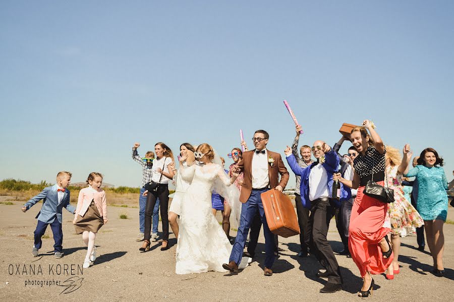 Photographe de mariage Oksana Koren (oxanakoren). Photo du 2 septembre 2014