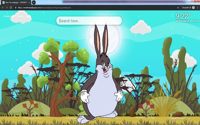 Big Chungus Game Wallpapers new tab theme