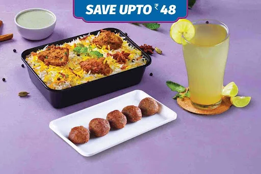 Non Veg Mini Biryani + Kebab Meal + Beverage Meal