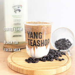 Iced Ying Yang Coffee Tea Latte