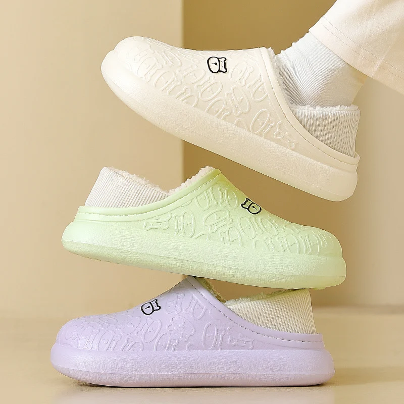 Title 3, Womens Cotton Slippers Autumn and Winter Soft ...