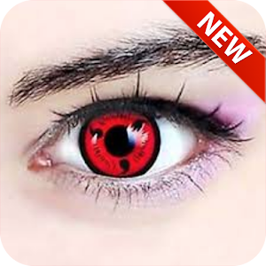 sharingan szem kontaktlencse