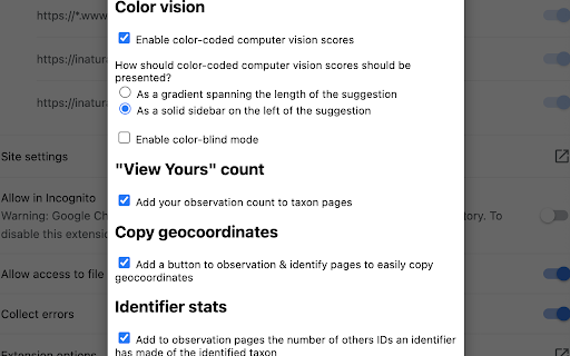 iNaturalist Enhancement Suite