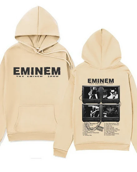 Rapper Eminem Music Album Hoodies World Tour Gift for Fan... - 2