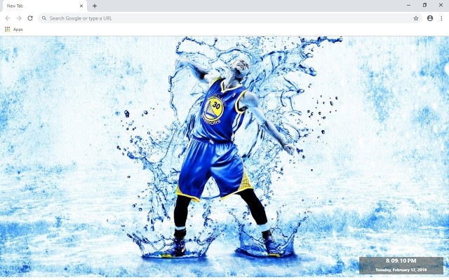 Stephen Curry NBA New Tab