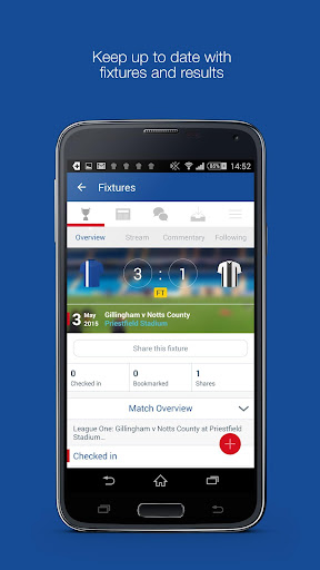 Fan App for Gillingham FC