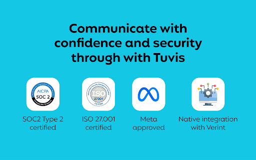 tuvis for WhatsApp and Verint