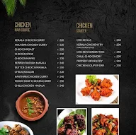 Kerala Cochin Cafe menu 1