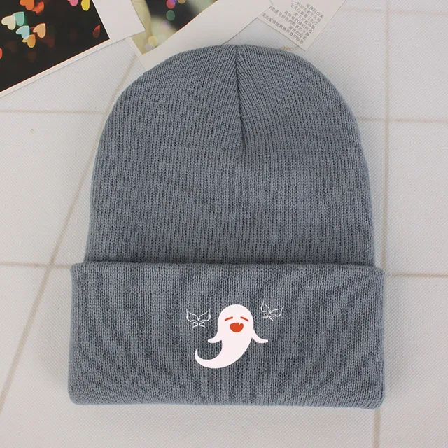 Warme koude muts gebreid casual
