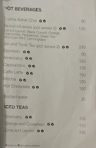 Cafe Tilla menu 1