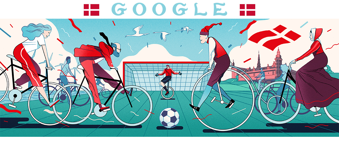 World Cup Doodle for Denmark