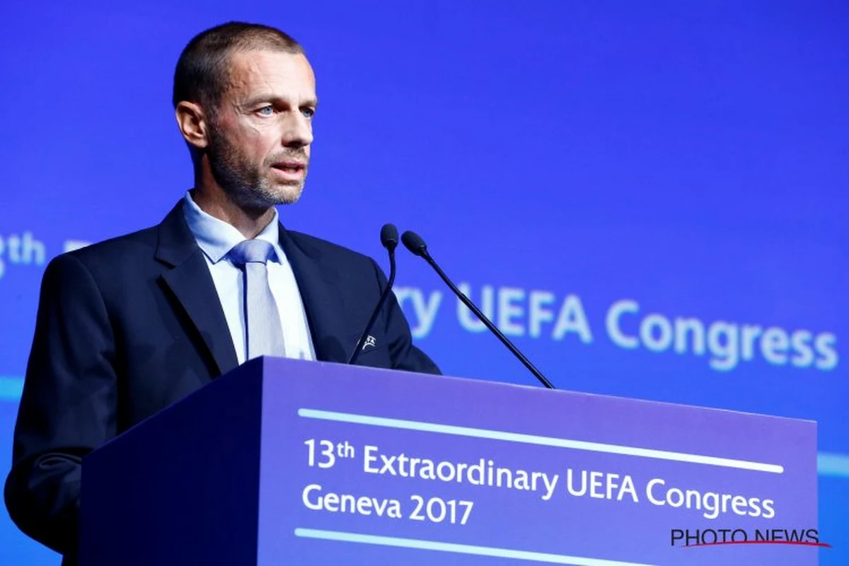 UEFA-voorzitter hard voor België: "Ze hadden de tijd en hebben het niet gedaan"