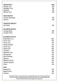 Somapura -The Palace Bar menu 4