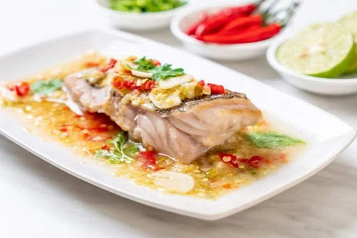 Thai Steamed Fish In Chilli Lime Sauce