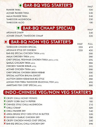 Bar - Bq Tonight menu 2