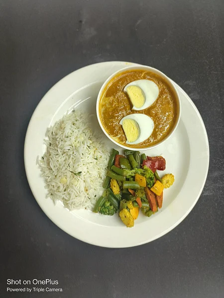 Egg Butter Masala Meal