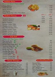 Royal North Tadka menu 3