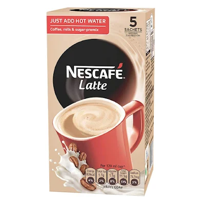 Nescafe Latte Instant Coffee Premix - 125 gm