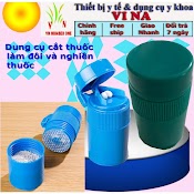 Dụng Cụ Nghiền Thuốc Và Cắt Thuốc 2 Trong 1 Ts 5203 , Hộp Nghiền Thuốc Thành Bột Và Cắt Thuốc Làm Đôi - Đài Loan