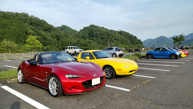 ロードスターの宮ヶ瀬・鳥居原園地駐車場・７月もよろしくお願いいたします・ドライブ・オフ会に関するカスタム事例の投稿画像1枚目