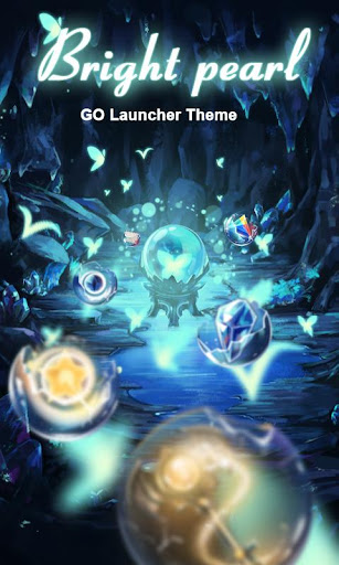 Bright Pearl GO Launcher Theme