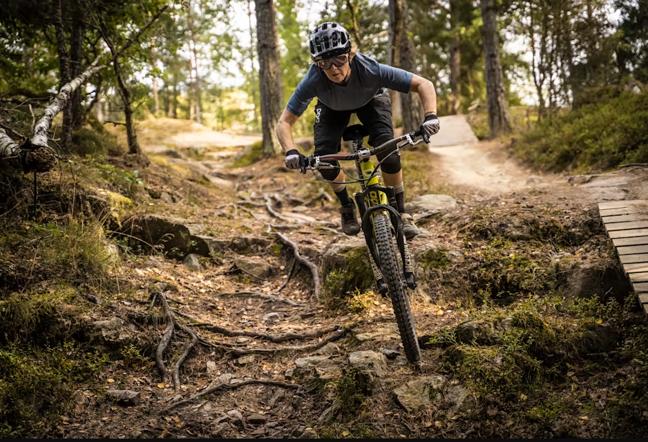 Larger chainrings allow for a higher level of control while riding at a lower cadence.