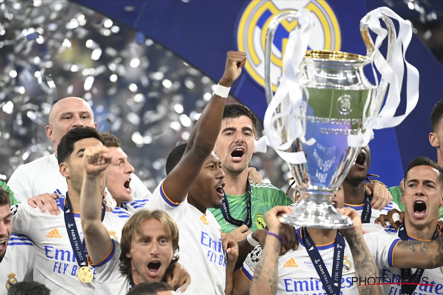 Trophée de football de la Ligue des champions de l’UEFA 2022 du Real Madrid