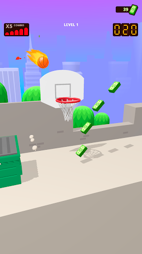 Screenshot Bounce Dunk - basketball game