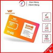 [Miễn Phí 1 Tháng] Sim Data 4G Vietnamobile 180Gb 1 Tháng Không Cần Nạp