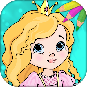 Magic princess coloring book 4568 Icon