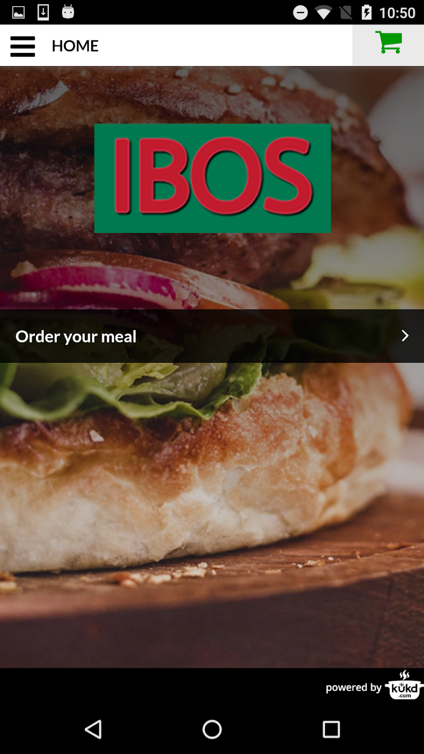 IBOS Pizza Takeaway Screen 2