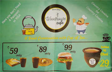 The Woodhouse Cafe menu 