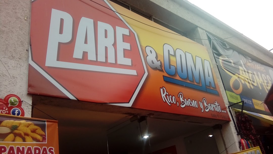 PARE Y COMA