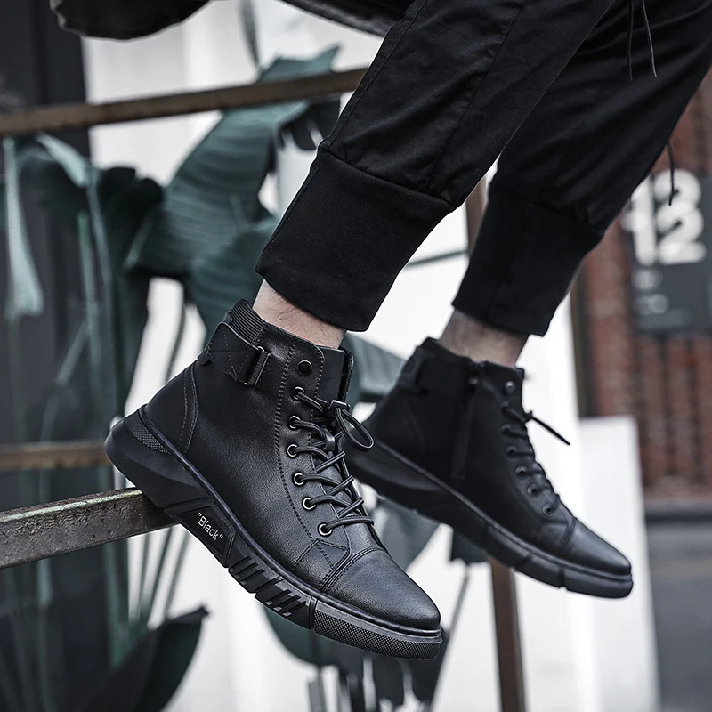 Bottines montantes Martin Plus en cuir de cachemire pour homme chaussures élégantes et confortables look sophistiqué durabilité et maintien exceptionnels