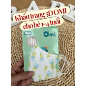 (6 Tháng +)Khẩu Trang Y Tế Kháng Khuẩn Trẻ Em 5D Omi / Cỏ Ba Lá / Thịnh Phát Cho Bé