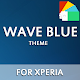 Download Wave Blue Theme for Xperia For PC Windows and Mac 1.0.S.10