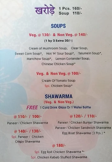 New Chawla Chicken - Kabab Roll Wale menu 