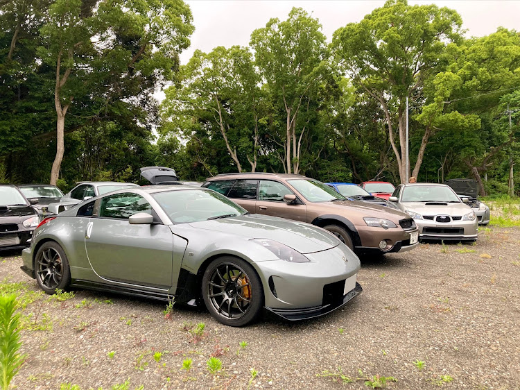 レガシィ アウトバックのZ33・顔合わせ的なゆるい集まり・京都ドライブ・競技車両に関するカスタム事例の投稿画像2枚目
