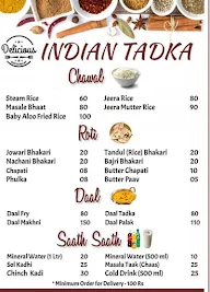 Indian Tadka By Foodism menu 1