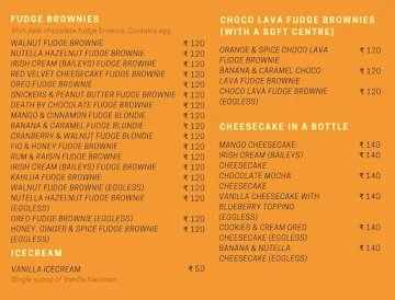 Choc-A-Bloc menu 