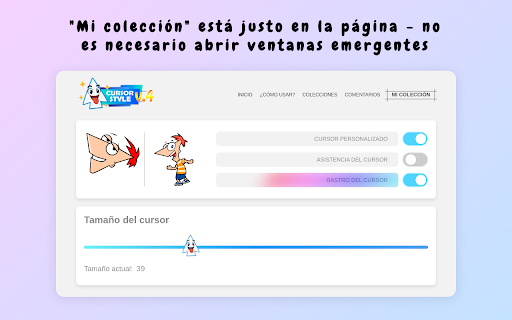 Cursor Style – Cursores de Ratón y Estelas Personalizados para Chrome™